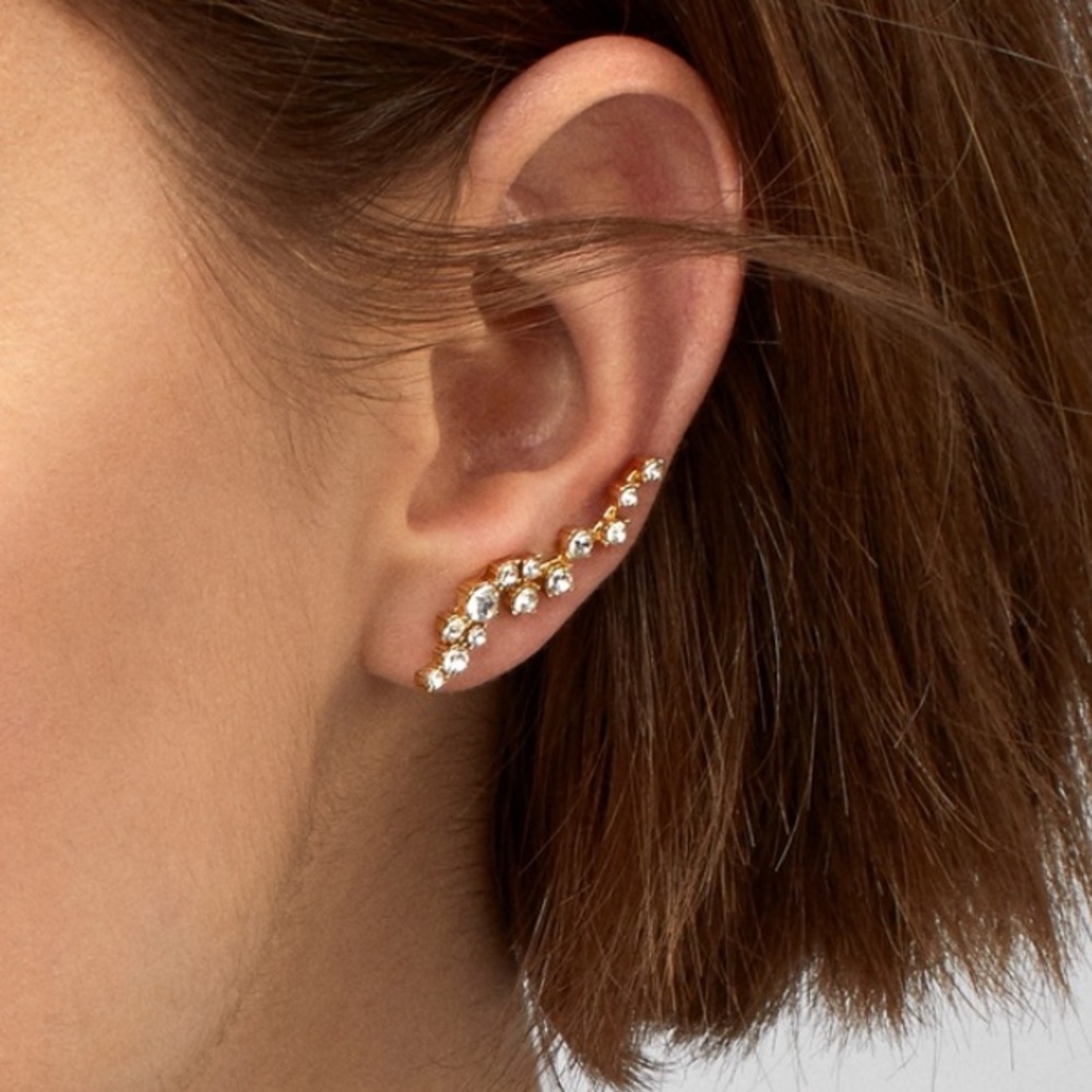 ❌❌SOLD❌❌ BAUBLEBAR Farah Ear Crawler Earrings (Brand New, Factory Sealed) - Picture 1 of 4
